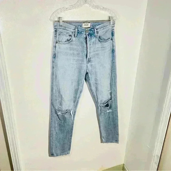 Agolde Jamie High Rise Classic Jeans Shakedown - Picture 4 of 11